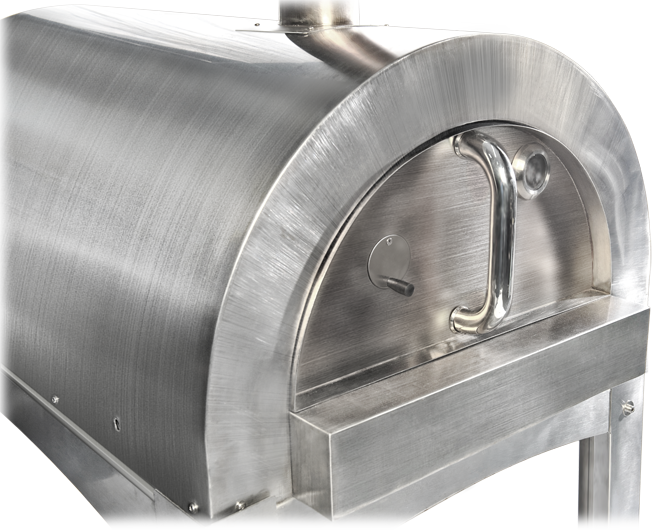 Residential stainless steel pizza oven
